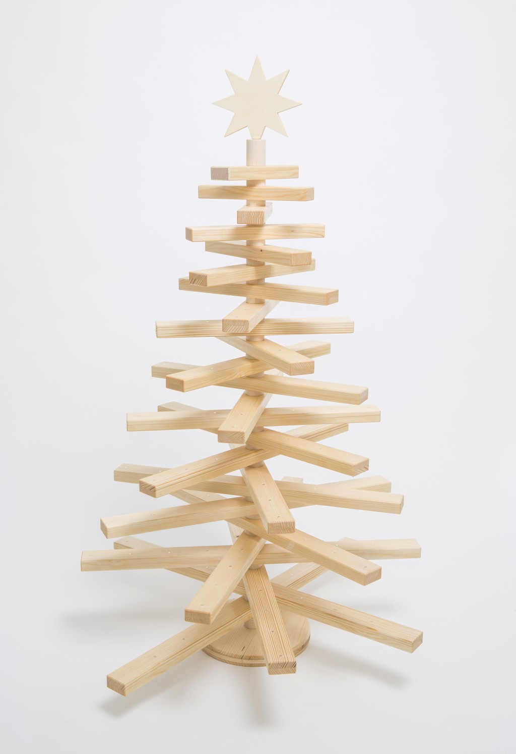 L-Holzweihnachtsbaum zum Selberschmücken